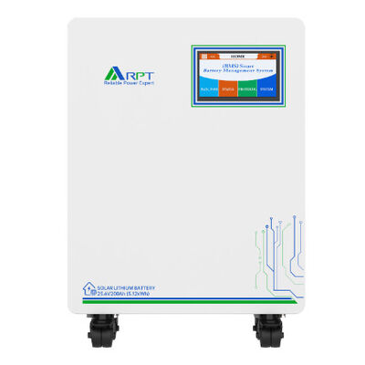 आरपीटी घरेलू व्हील-माउंटेड बैटरी लिथियम बैटरी सौर ऊर्जा भंडारण 5.12kWh/10.24kWh/14.34kWh